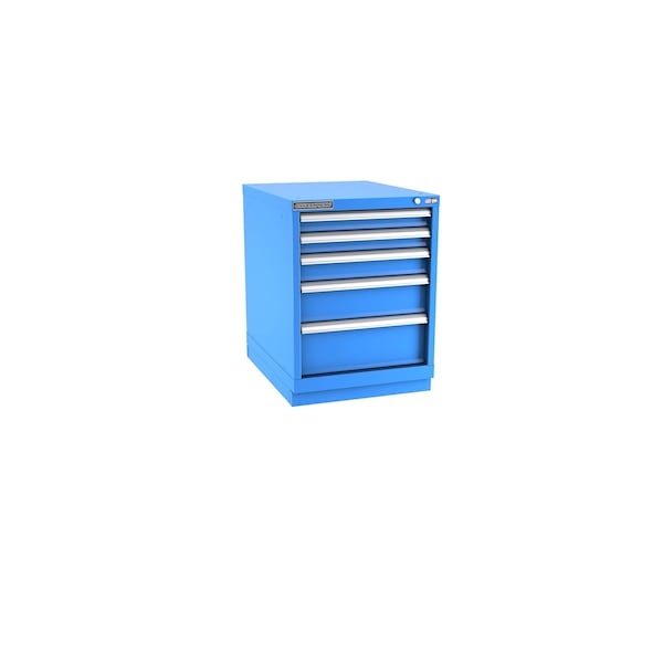 Champion Tool Storage Modular Tool Cabinet, 5 Drawer, Blue, Steel, 22 in W x 28-1/2 in D x 30 in H N12000502ILCFTB-BB - main